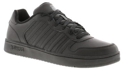K-swiss court palisades herensneaker van leer in zwart