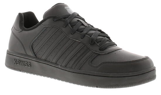 Chaussures K-SWISS Court Palisades en cuir noir pour homme