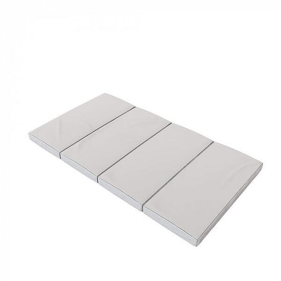 Bambini Ginnastica Materassino Pieghevole 4 Sezioni 200x100x10 cm Kometa Grigio