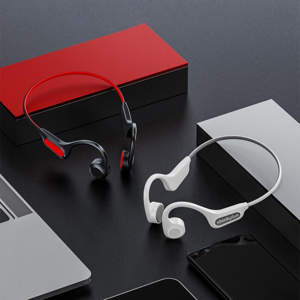Lenovo X3 Pro fones Bluetooth 5.3 condução óssea c/ microfone preto 2/7