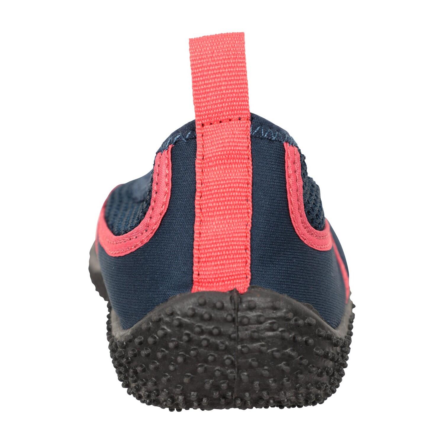Schwimmschuhe Damen Marineblau 2/4