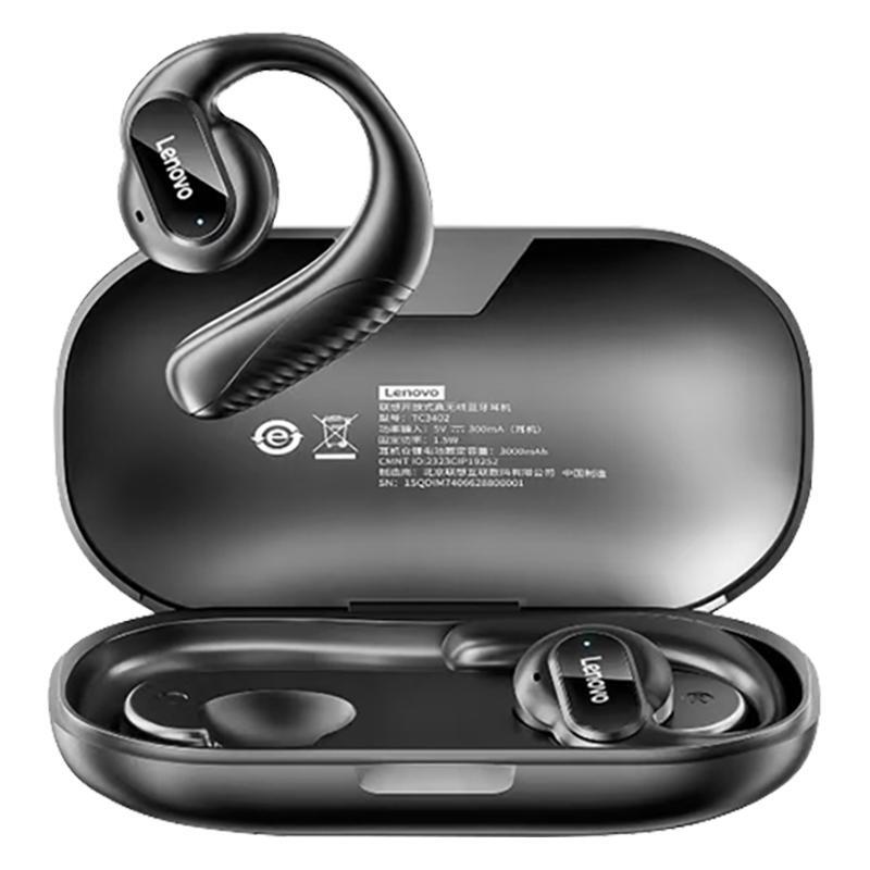 LENOVO Lenovo TC3402 TWS Bluetooth 5.3 c/ alto-falante duplo 360° preto