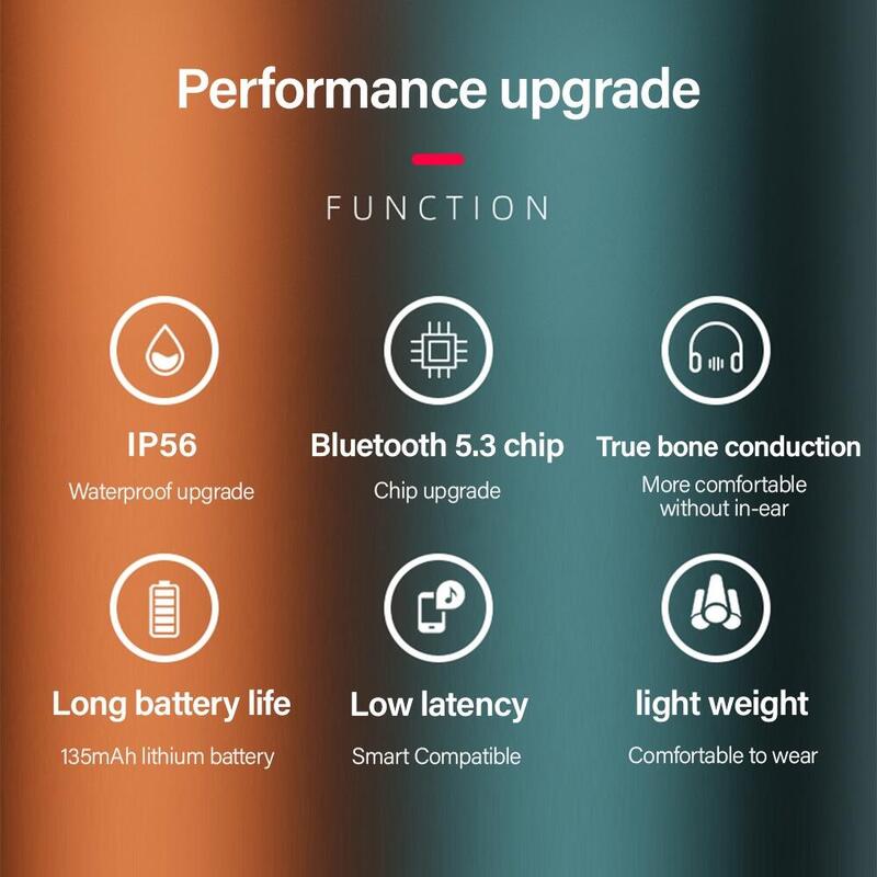 Căști Lenovo X3 Pro Bone Conduction Bluetooth 5.3 cu microfon (negru)