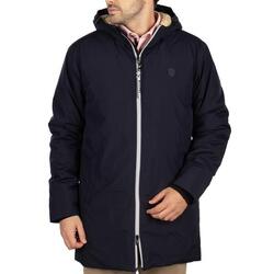 Parka à capuche patch homme