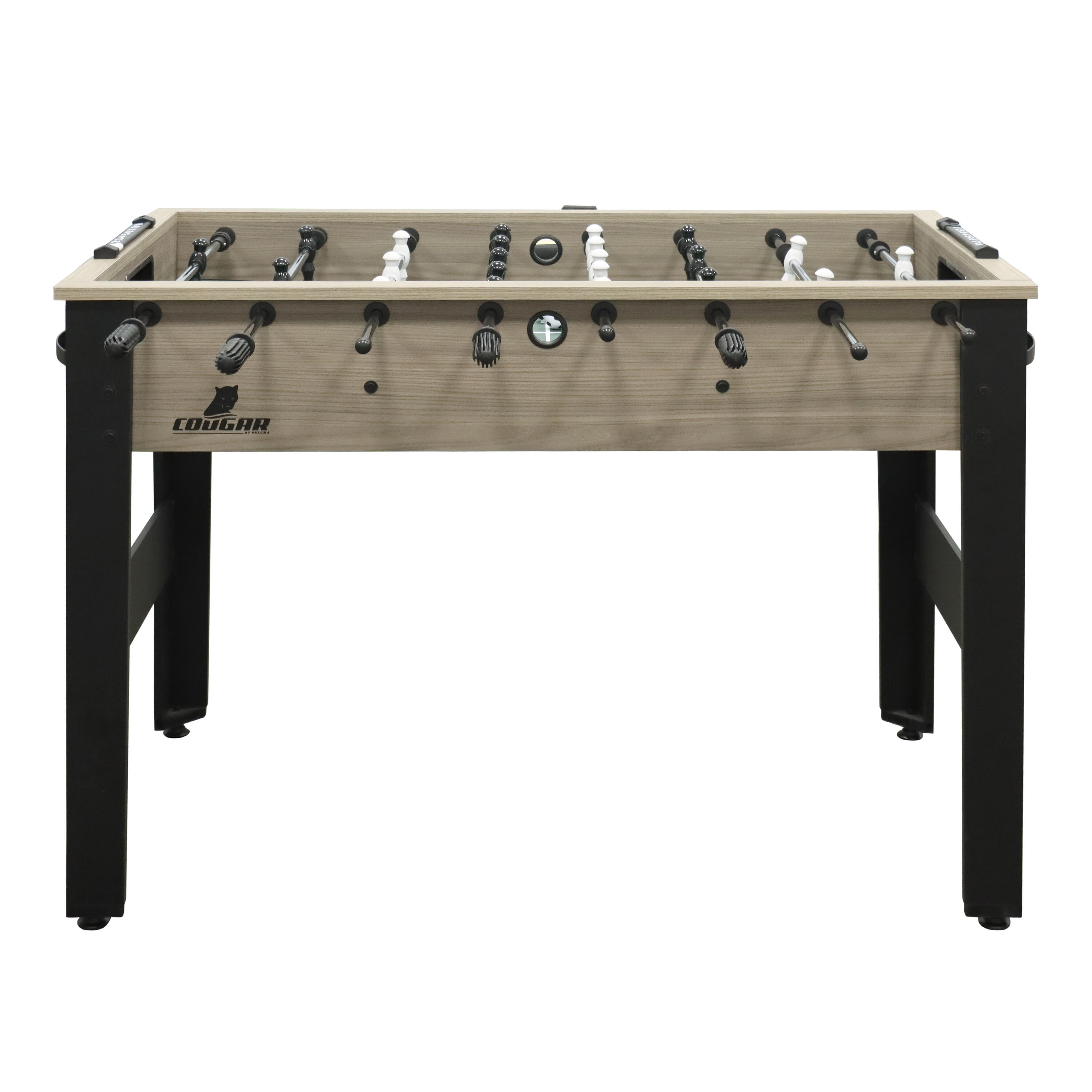 Table de Babyfoot Spin Kick | Accessoires inclus, Chêne/Noir 2/7