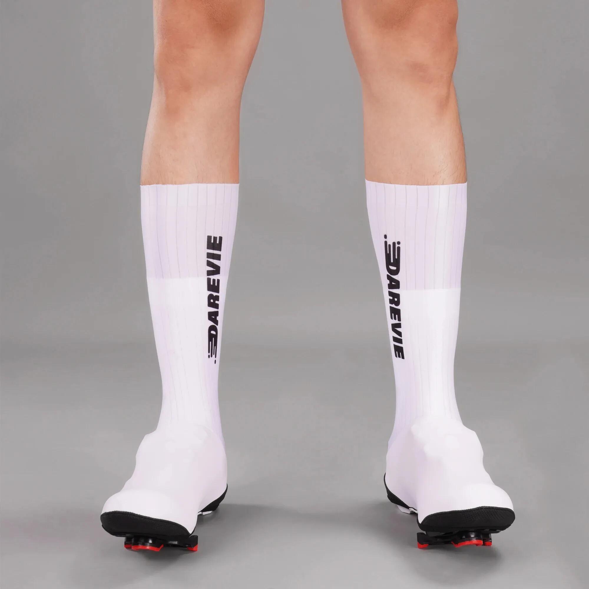 Cubre-zapatos ciclismo aerodinámicos cortaviento impermeables unisex 3/7