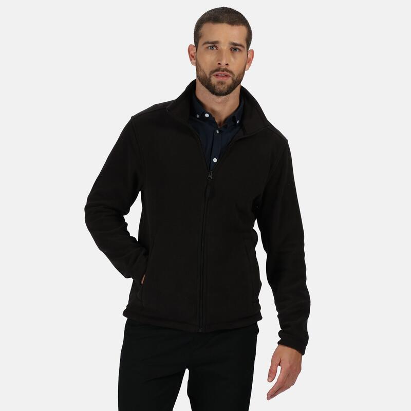 MicroFleeceJacke Herren Schwarz