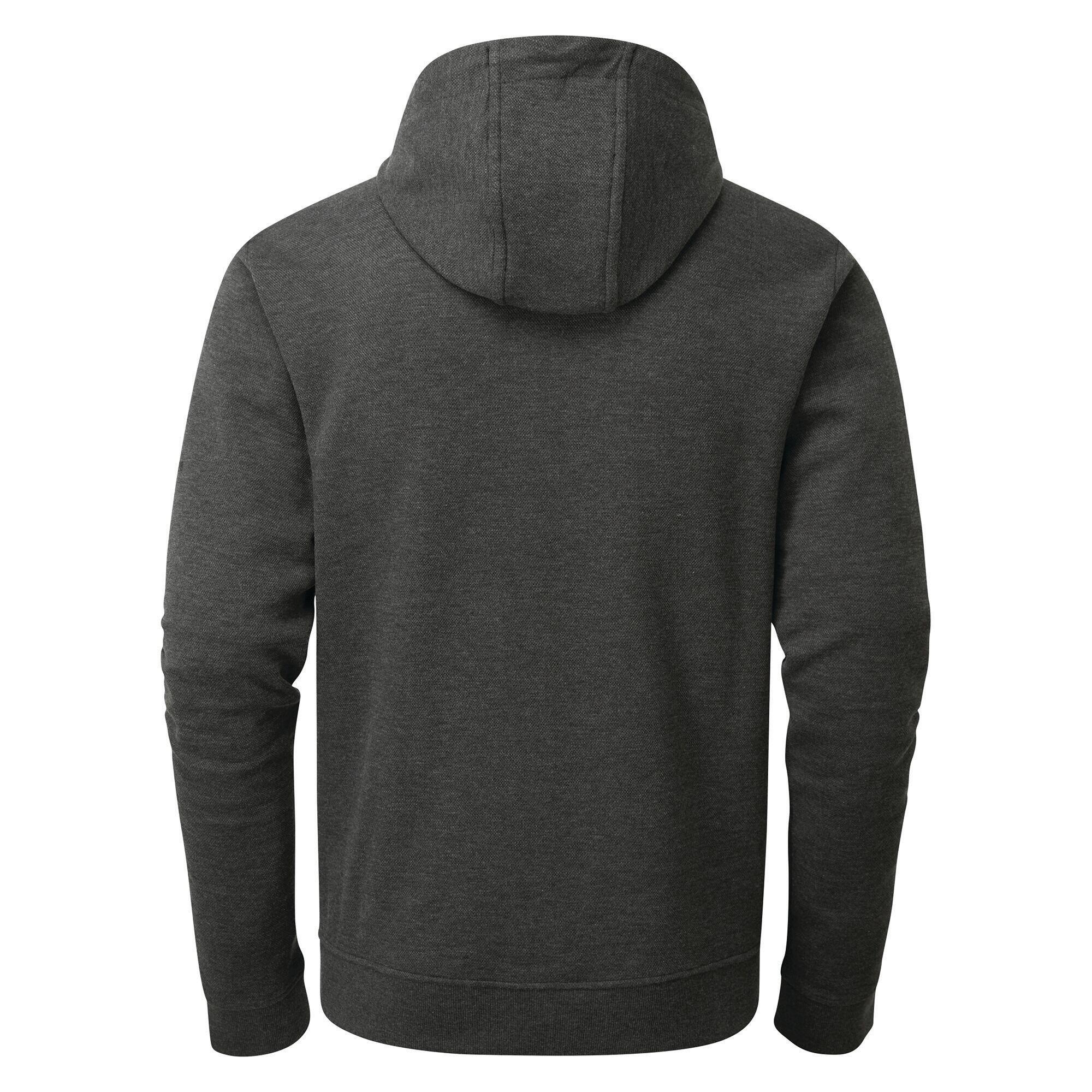 Mens Modulus Full Zip Hoodie (Charcoal Grey) 2/5