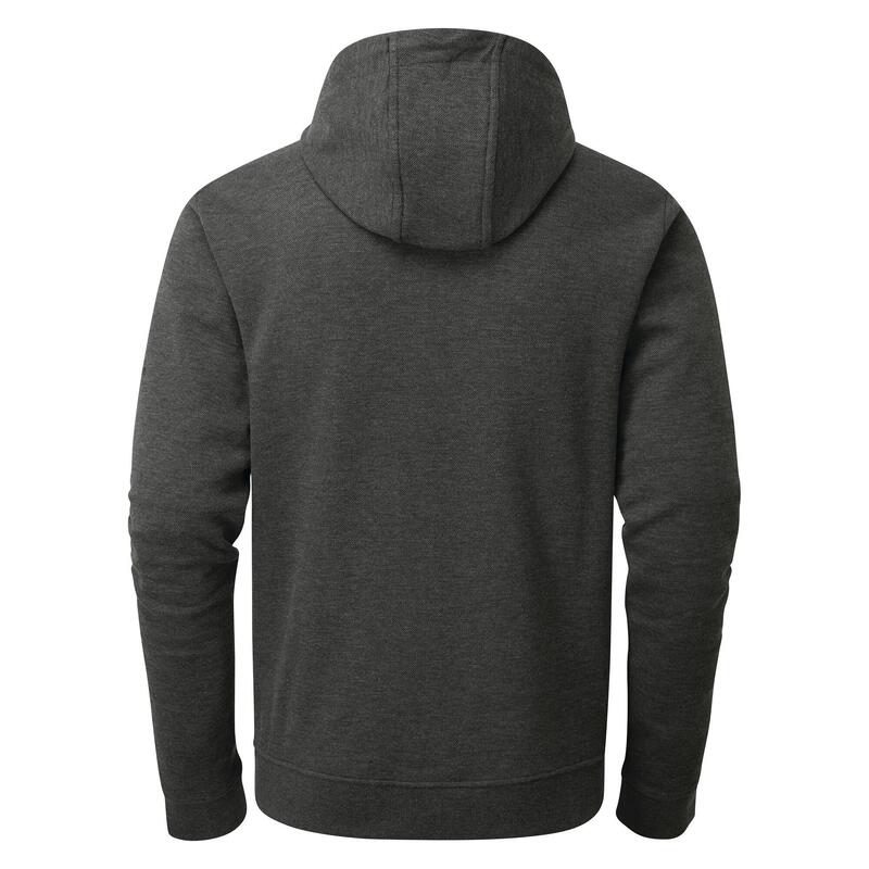 Heren Modulus Full Zip Hoodie (Houtskool Grijs)