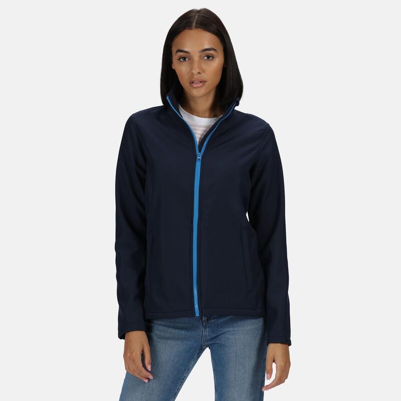 Veste softshell ABLAZE Femme (Bleu marine/bleu)