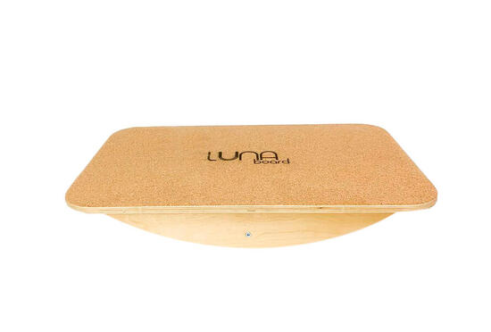Unisex Gymnastik Balance Board Holz Balancierbrett Kreisel Belgau Natur