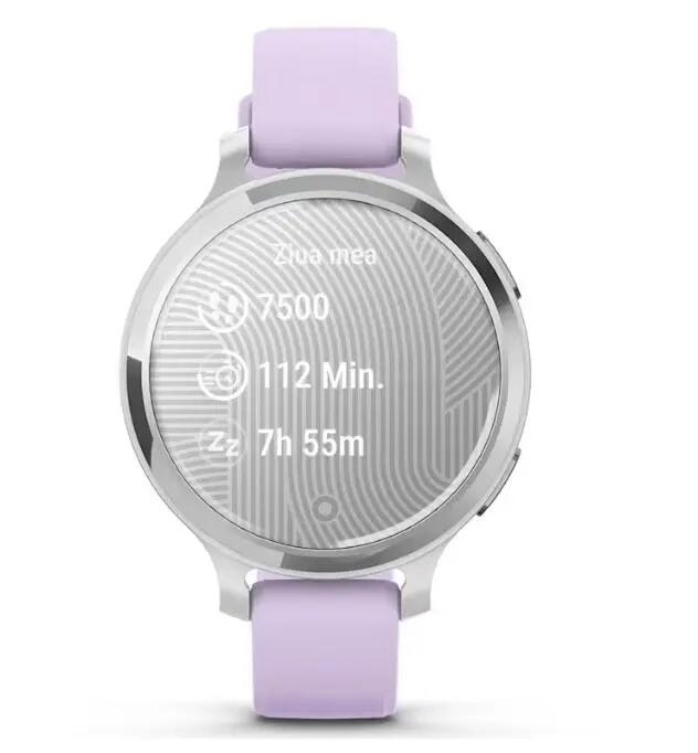 Ceas activity tracker Garmin Lily 2 Active, curea silicon, GPS (Roz) 2/6