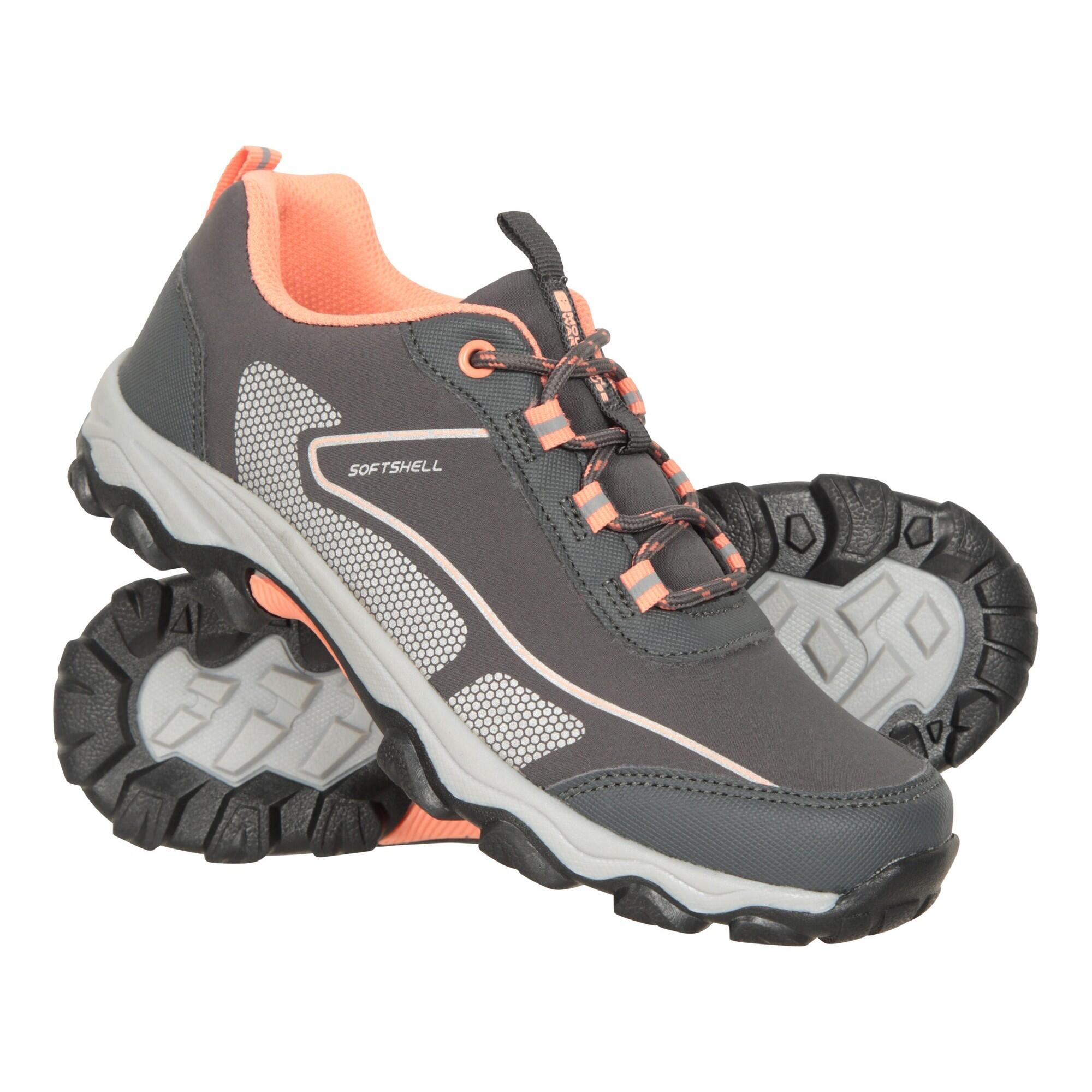 MOUNTAIN WAREHOUSE Scarpe Da Passeggio Softshell Bambini Mountain Warehouse Grigio