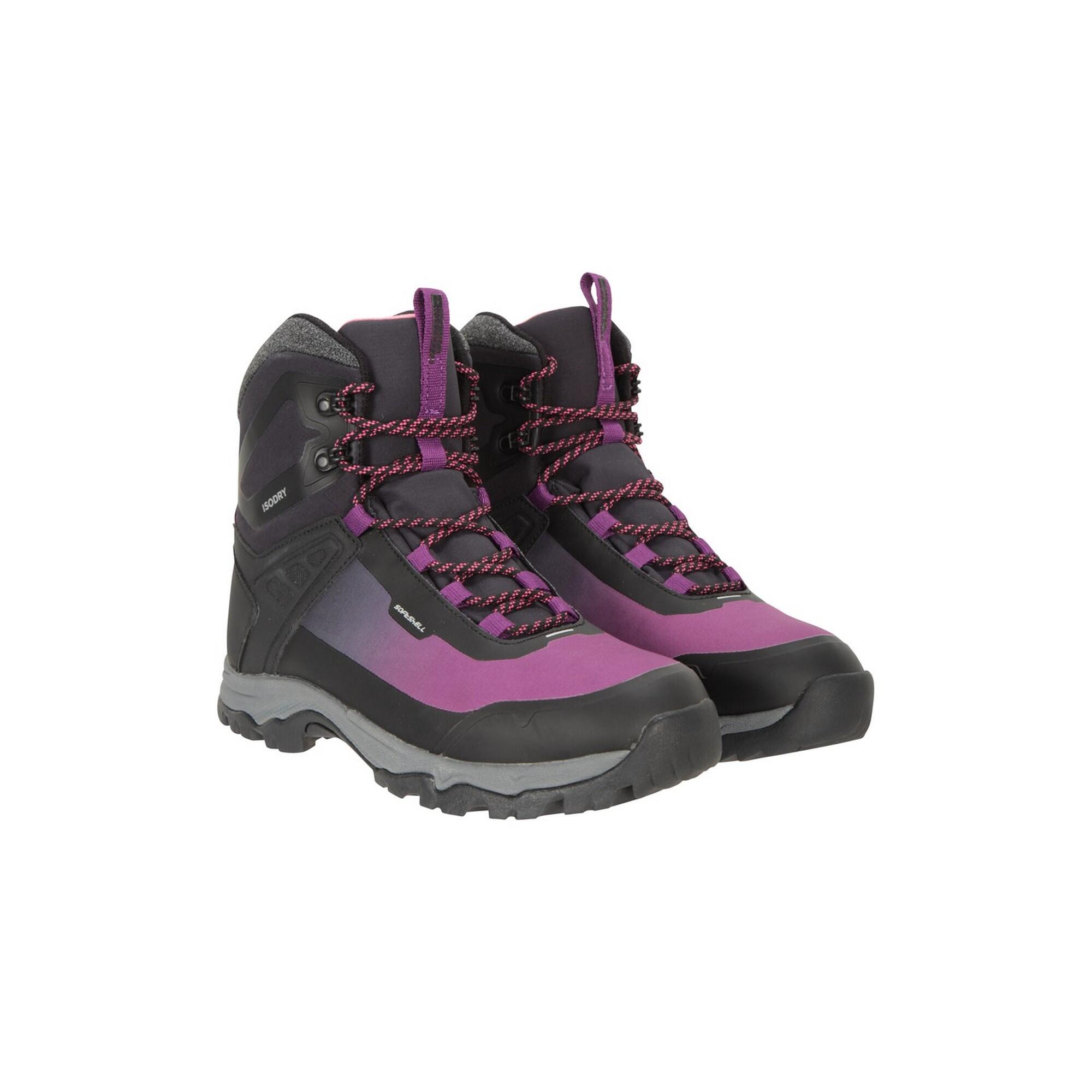 MOUNTAIN WAREHOUSE Womens/Ladies Polar Boots (Black/Purple)