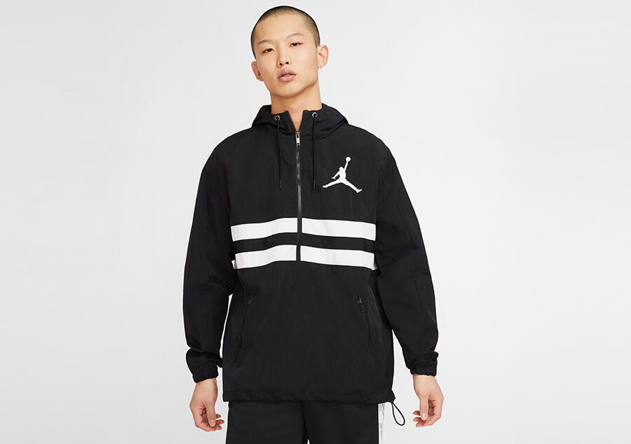 Kurtka męska nike air jordan jumpman logo jacket black