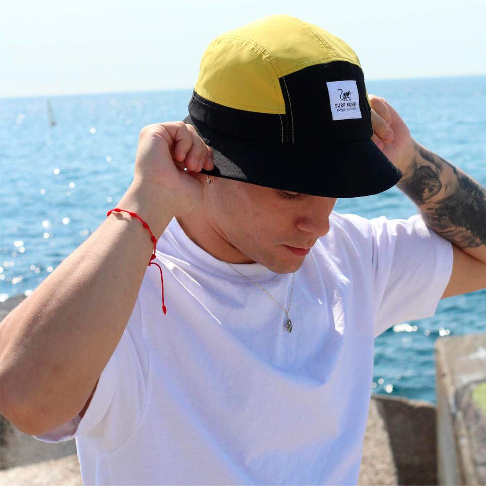 Gorro Sombrero - Waterproof / Adulto / Talla única (Negro/Amarillo) 6/6