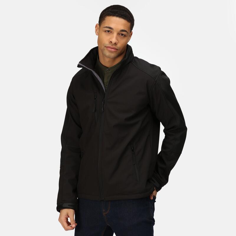 Hydroforce Veste softshell coupevent Homme (Noir)