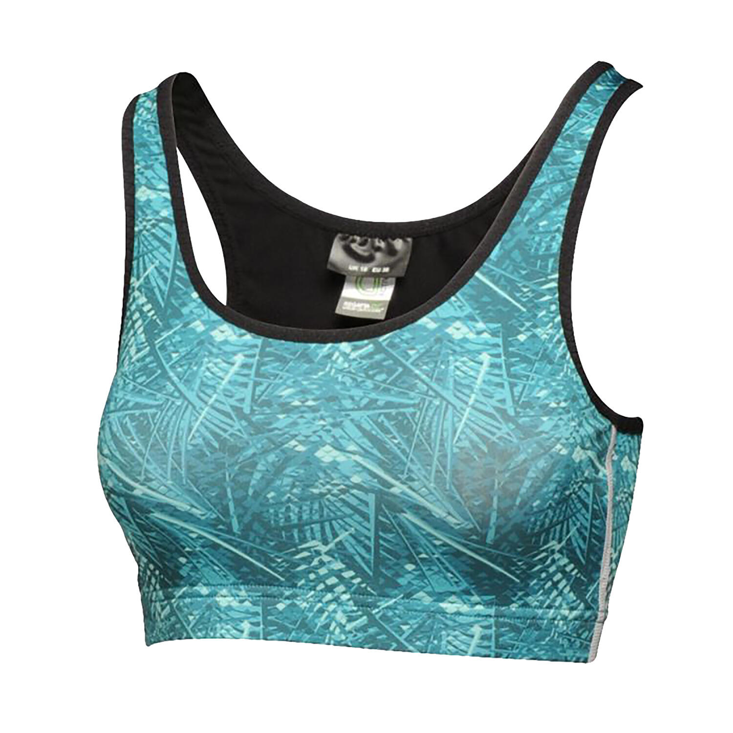 Womens/Ladies Asana Sports Bra (Ceramic Print) 1/5