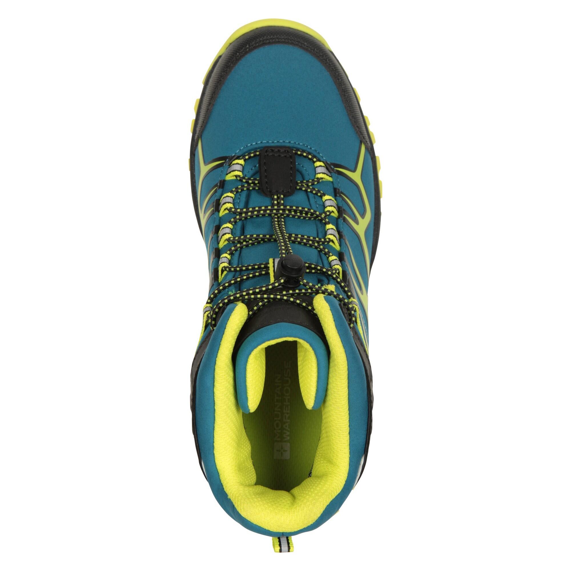 Wanderstiefel, Softshell Kinder Helles Aquamarin 2/4