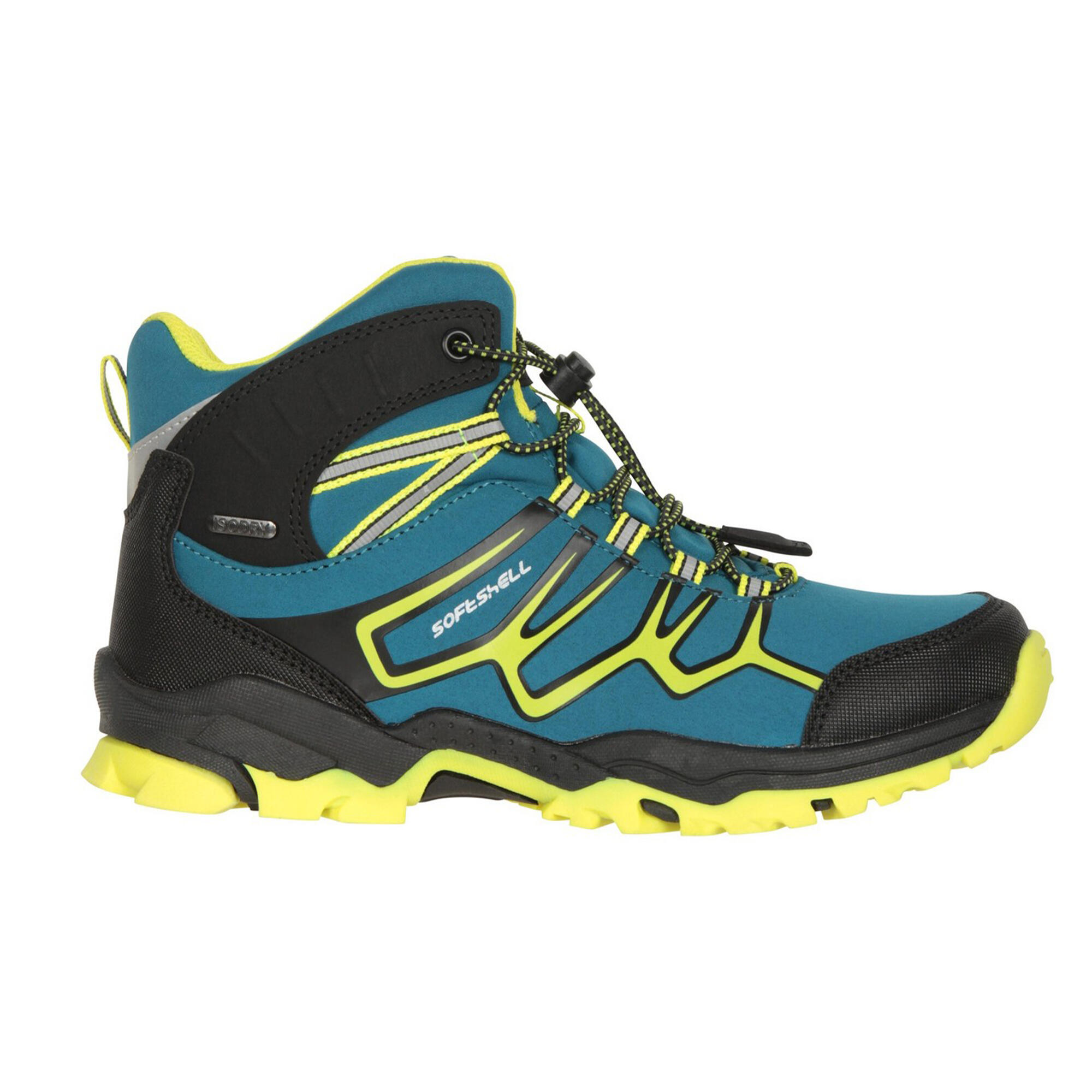 MOUNTAIN WAREHOUSE Childrens/Kids Softshell Waterproof Walking Boots (Light Teal)