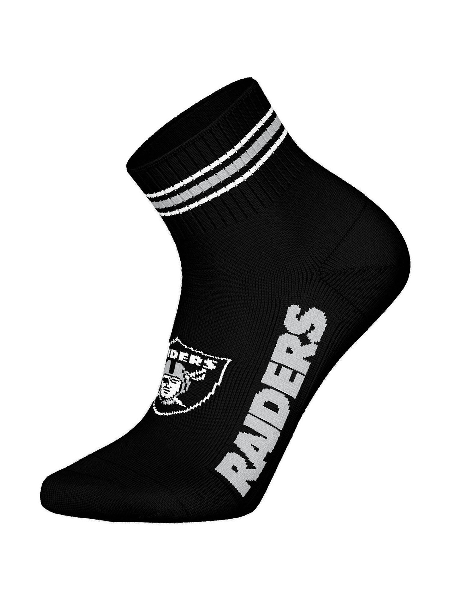 American Football Freizeitsocken atmungsaktiv unisex - Las Vegas Raiders Quarter 2/4