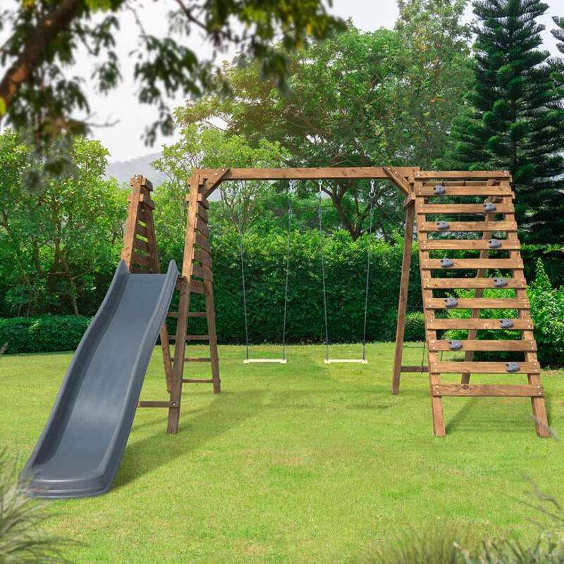 Aire de jeux pour enfants avec toboggan Isis 3/5