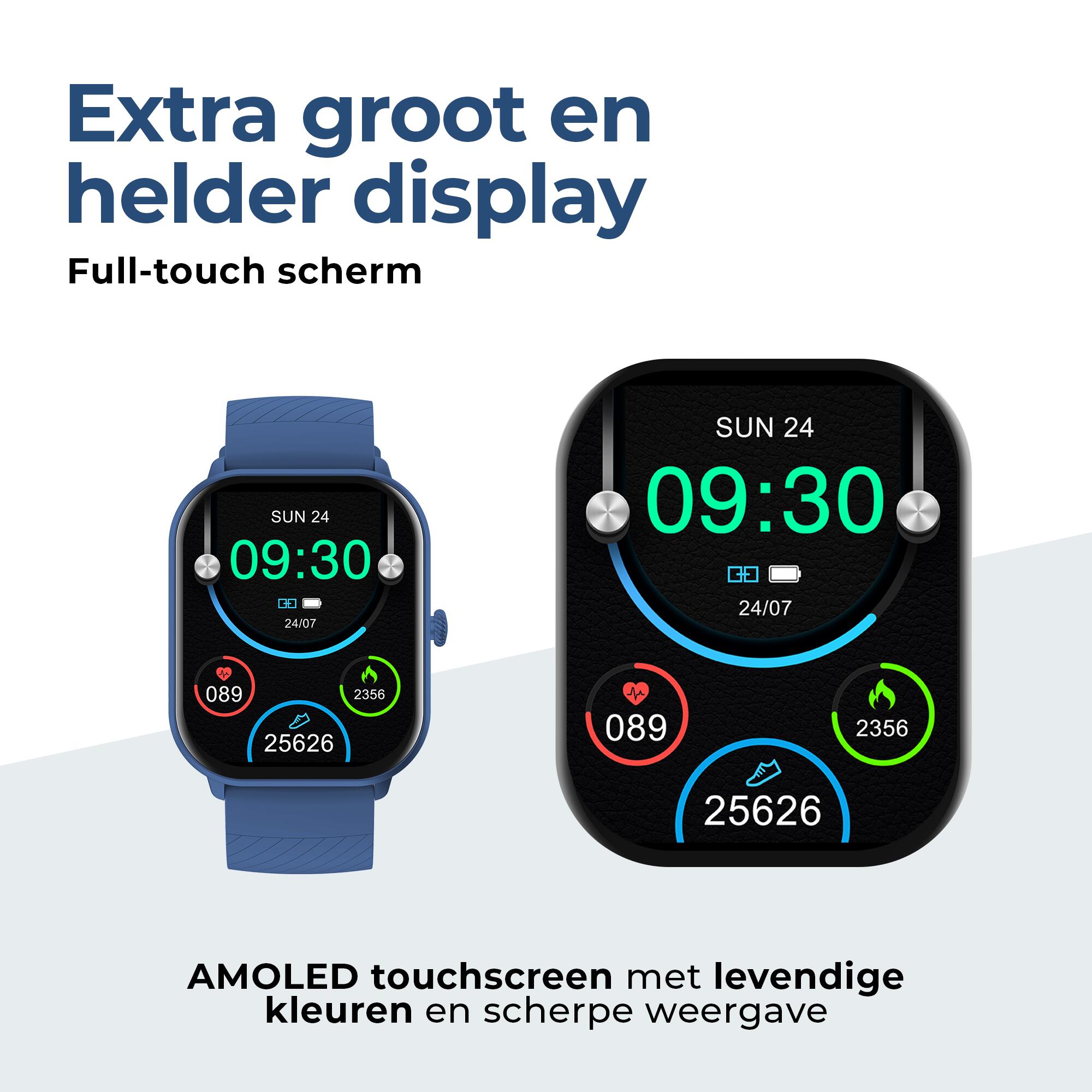 Montre Connectée - Fonction Appels - Écran Amoled - Montre de Sport - SWC187 2/7