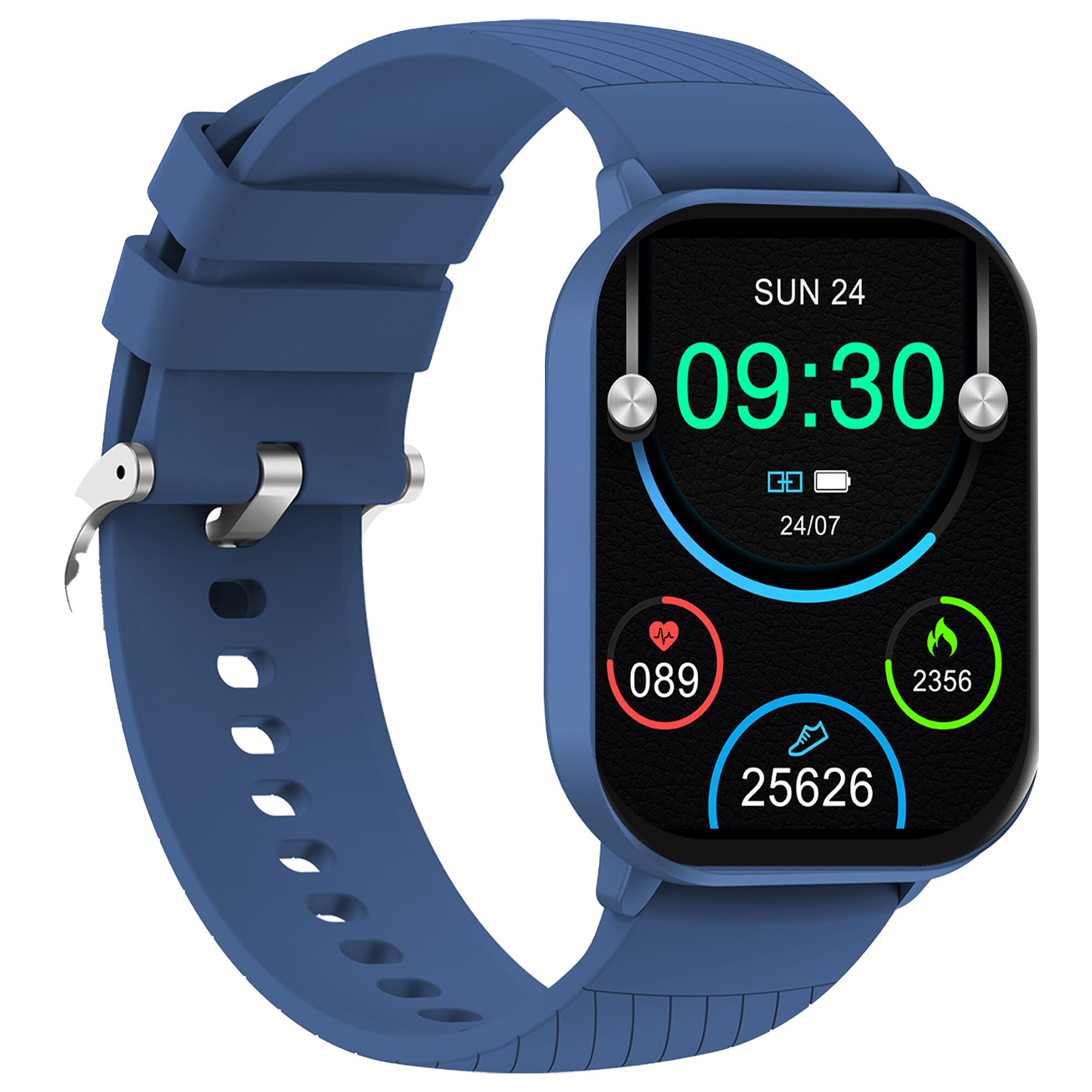 Denver - Montre Connectée - Fonction Appels - Écran Amoled - Montre De Sport - Swc187 - Montre Connectée - Bleu - No Size - Decathlon