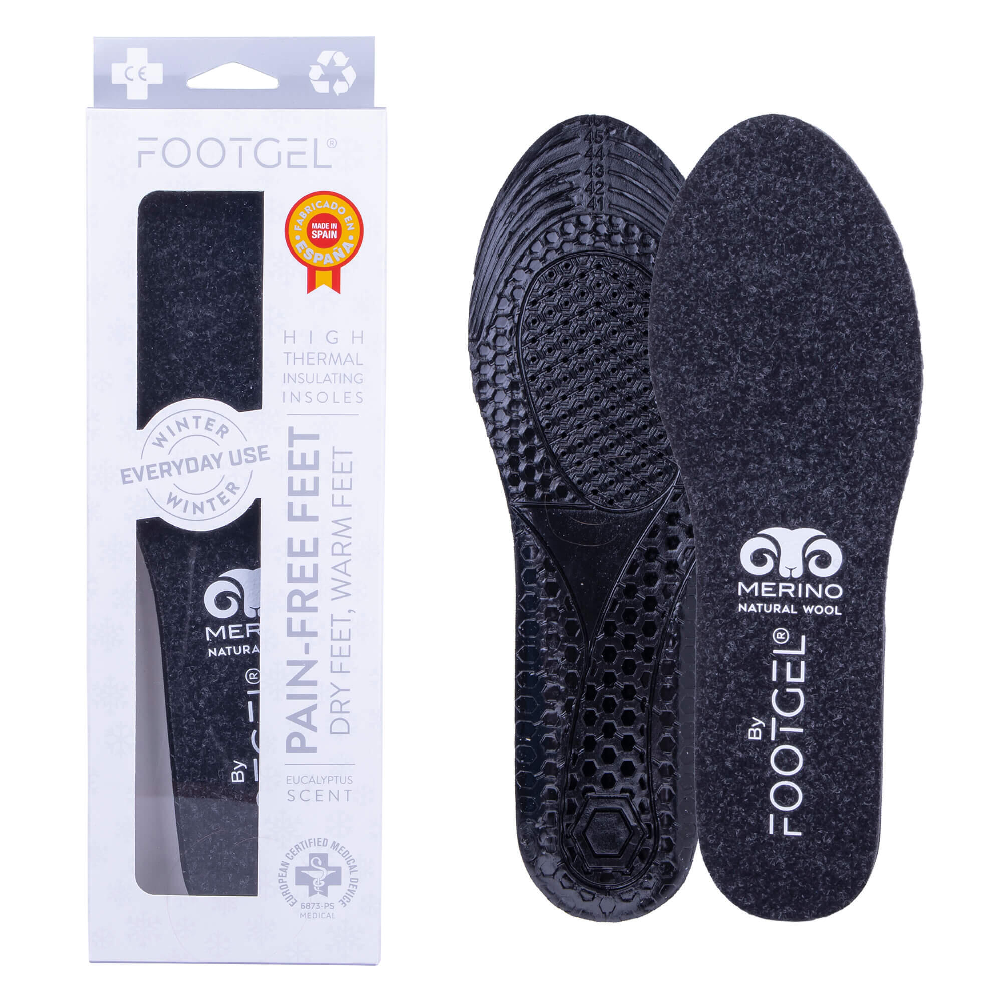 FOOTGEL Vložky do bot FOOTGEL URBANWINTER