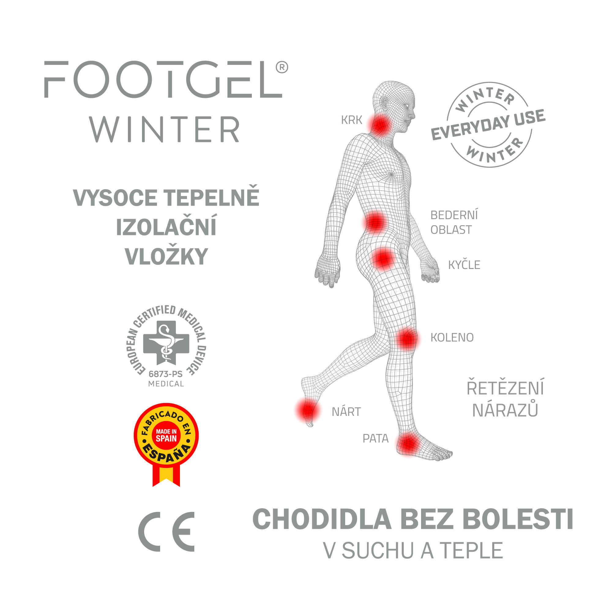 Vložky do bot FOOTGEL URBANWINTER 5/5