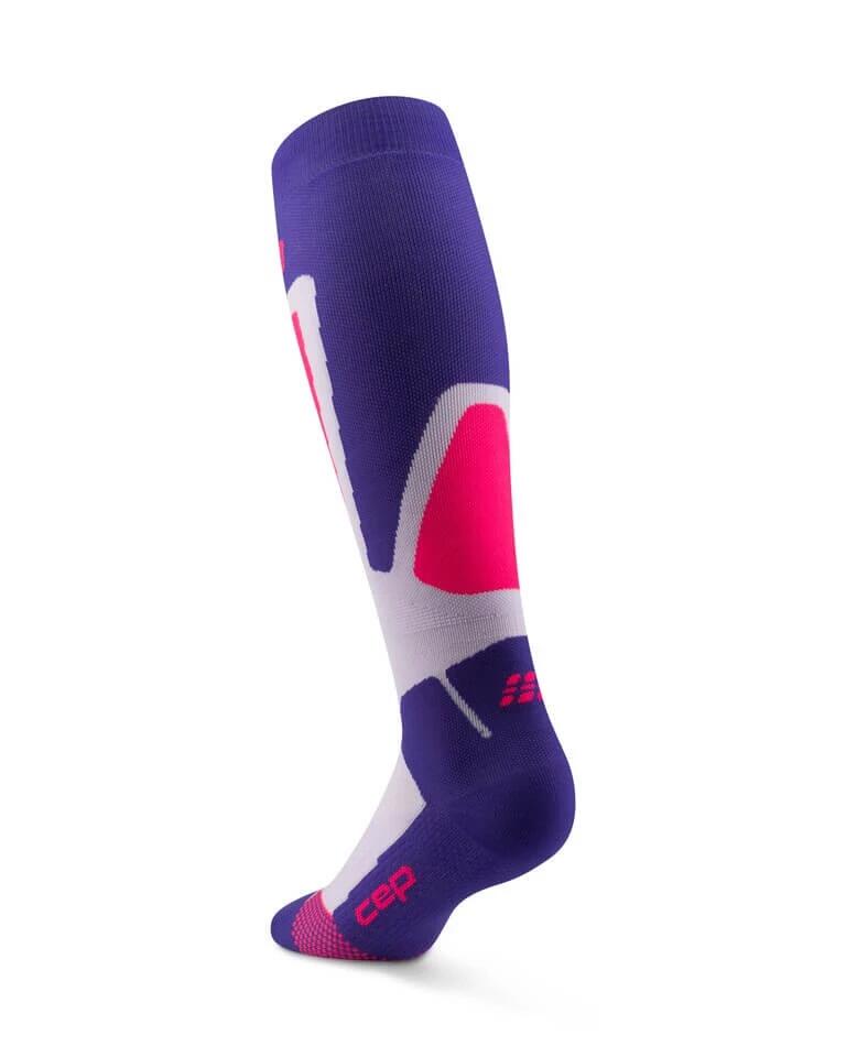 CEP Ski knielange Kompressionssocken, IV, Purple Pink 3/7