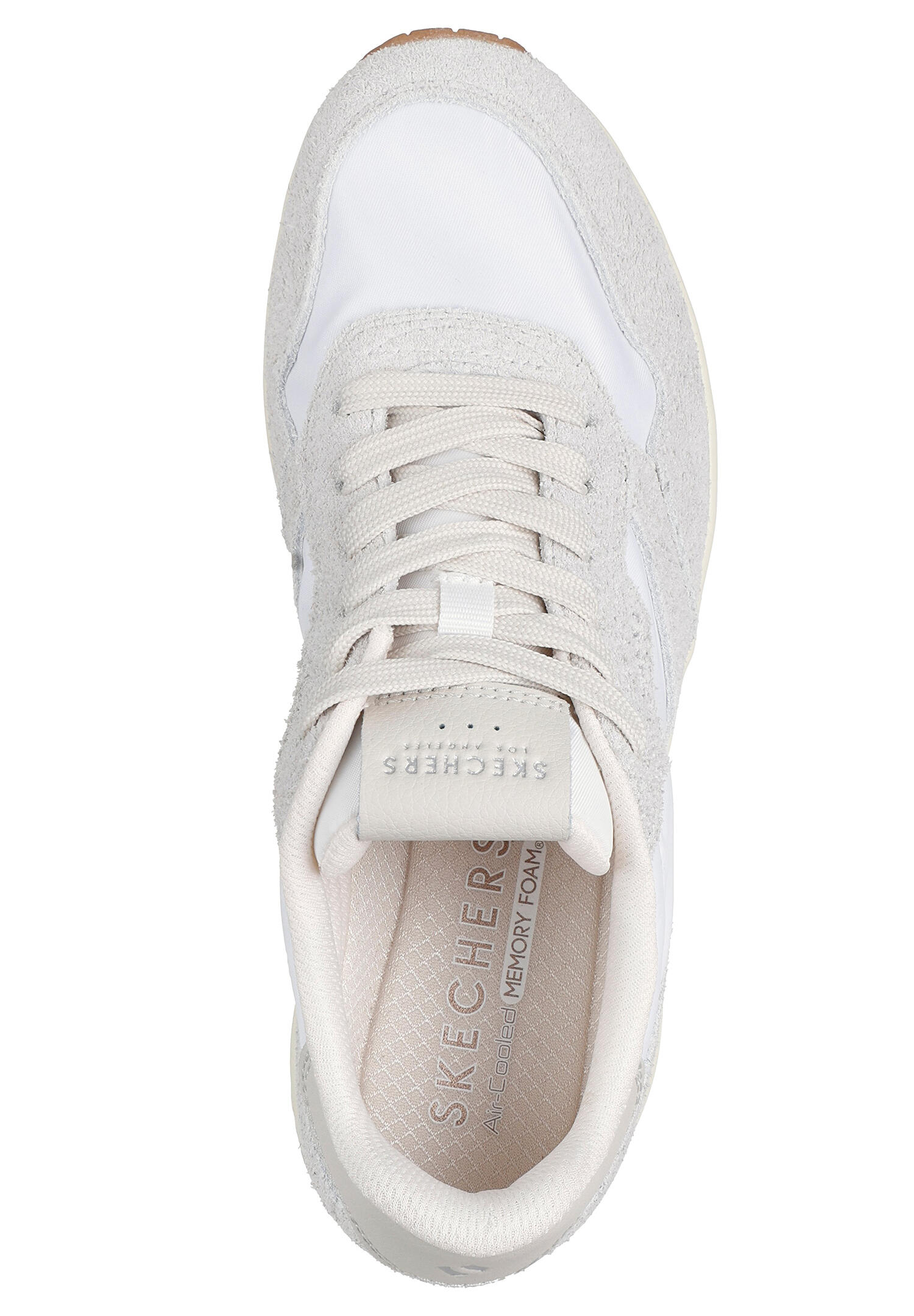 Skechers Damen Sport Casual UNO VINTAGE DAYZ Sneakers 177857 WHT weiß 3/4