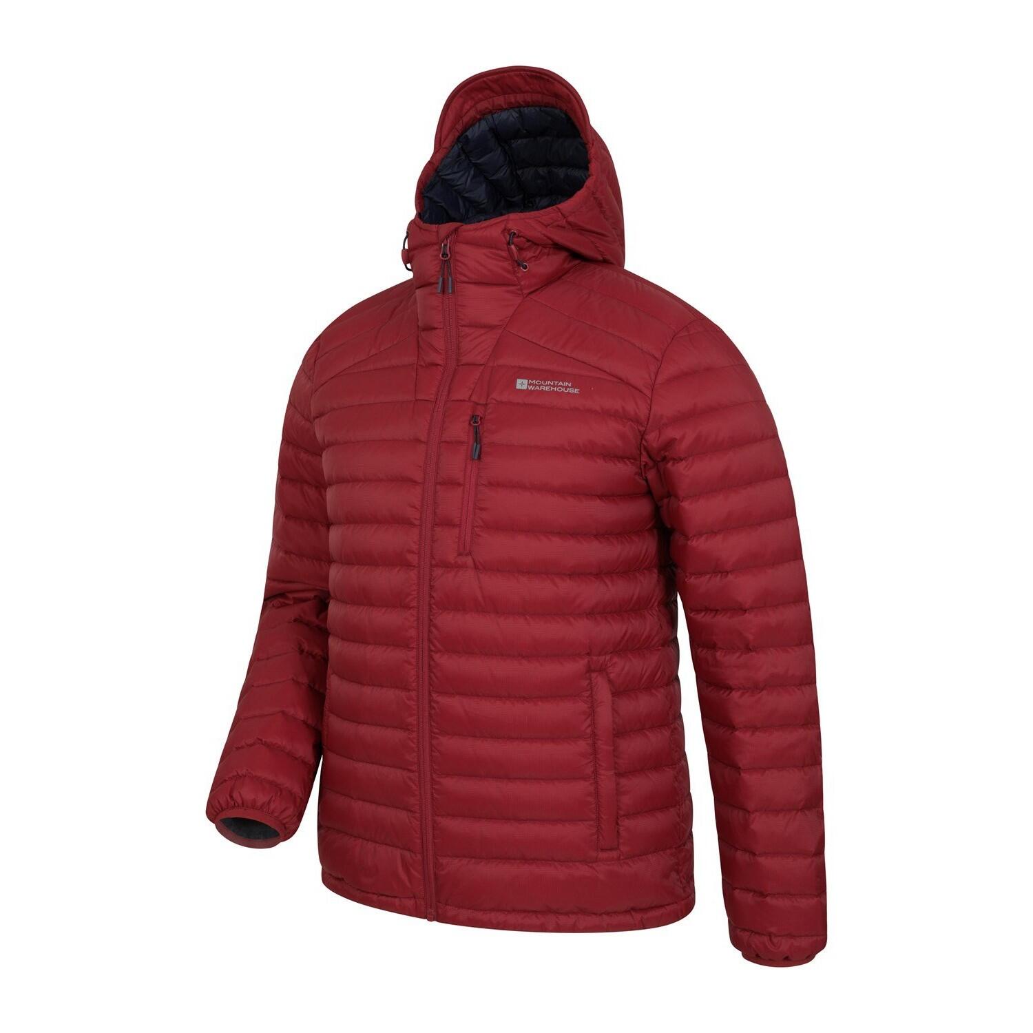 "Henry II Extreme" Steppjacke für , Daunengefüllt Herren Dunkelrot 3/4
