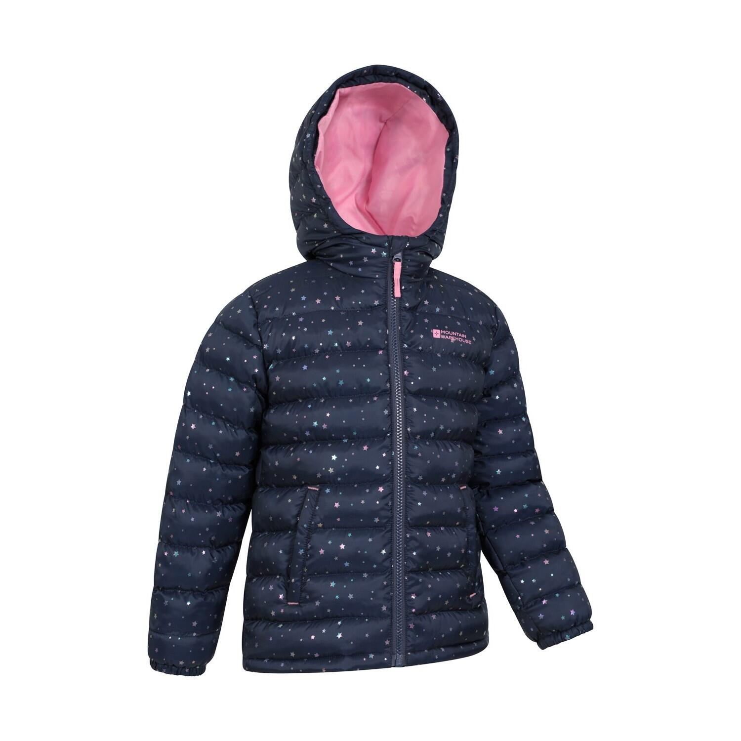 "Seasons" Steppjacke für Kinder Blau/Weiß 4/4