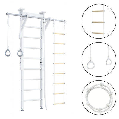 Sprossenwand Für Kinder Indoor Klettergerüst Aus Holz – Eco 2