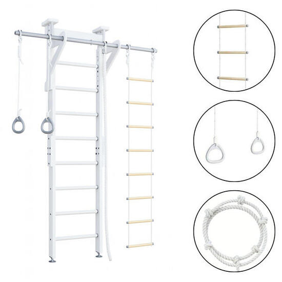 Sprossenwand Für Kinder Indoor Klettergerüst Aus Holz – Eco 2