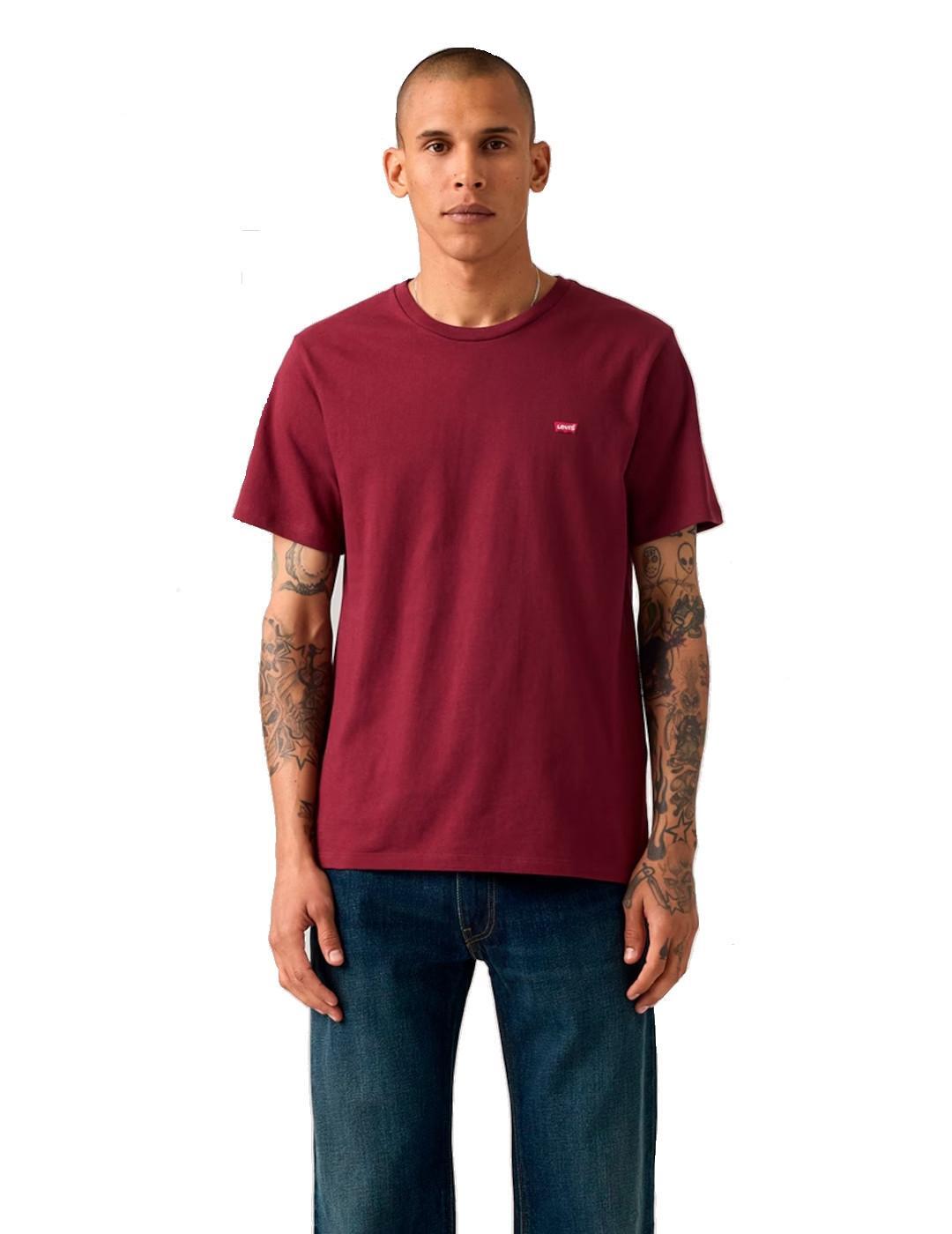 Camiseta para Hombre Levis Red original Granate 3/5