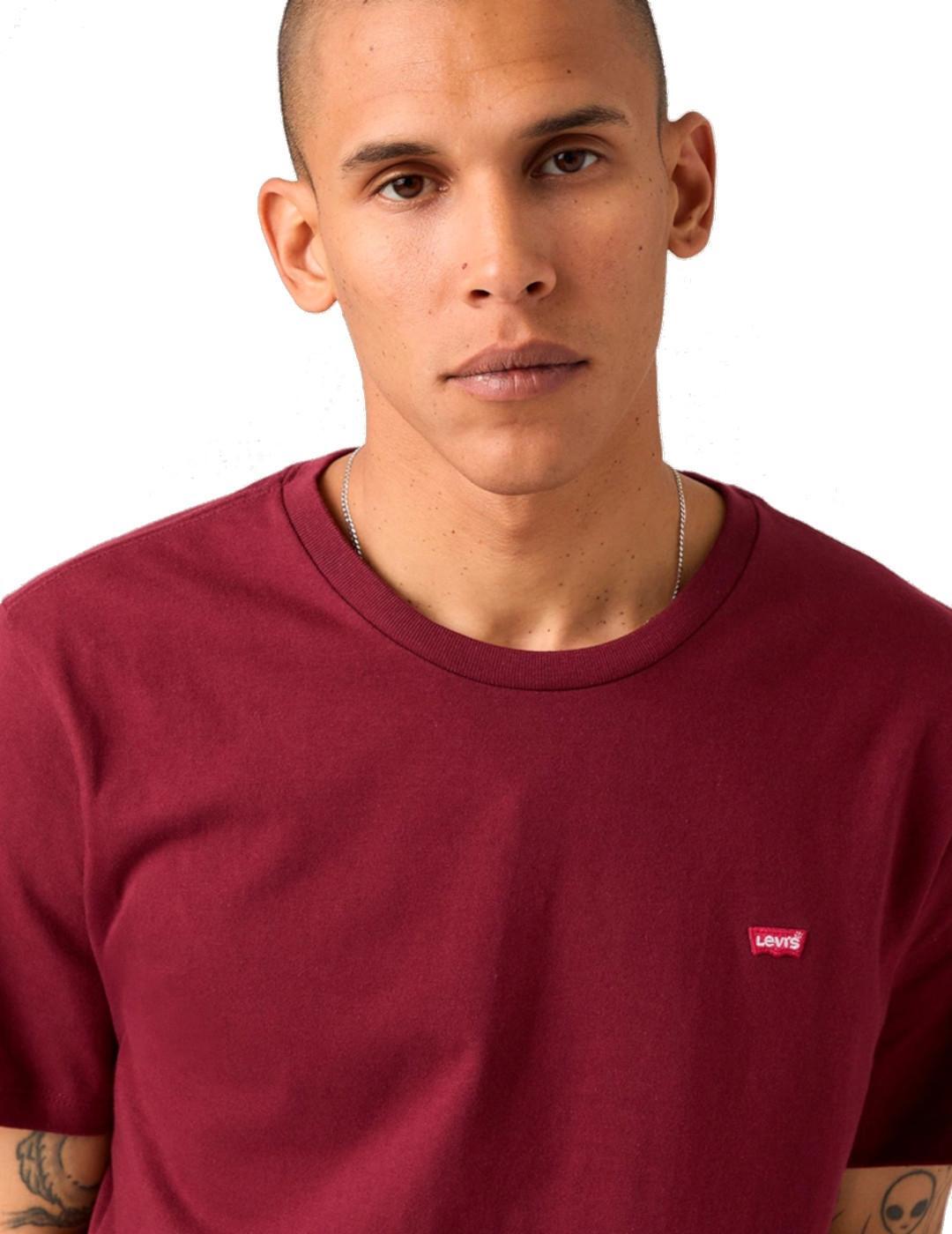 Camiseta para Hombre Levis Red original Granate 4/5