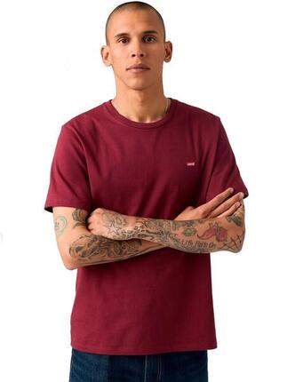 T-Shirt für Herren Levi´s Burgunderrot.