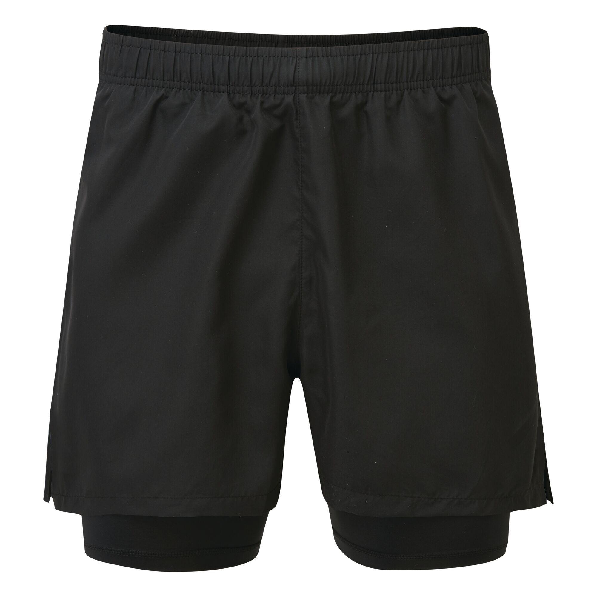 Mens Recreate Gym Shorts (Black) 1/5