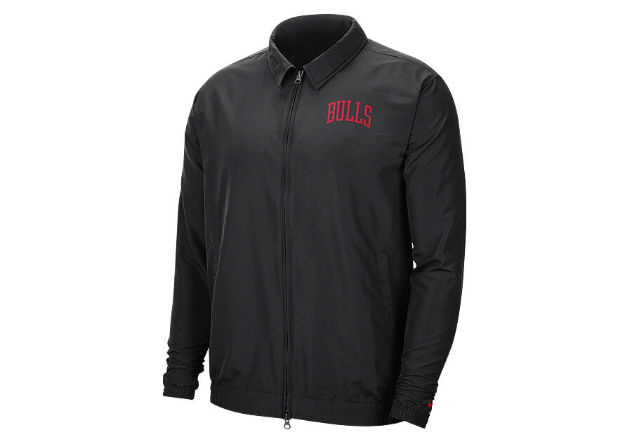 Kurtka męska nike nba chicago bulls essential lightweight jacket black