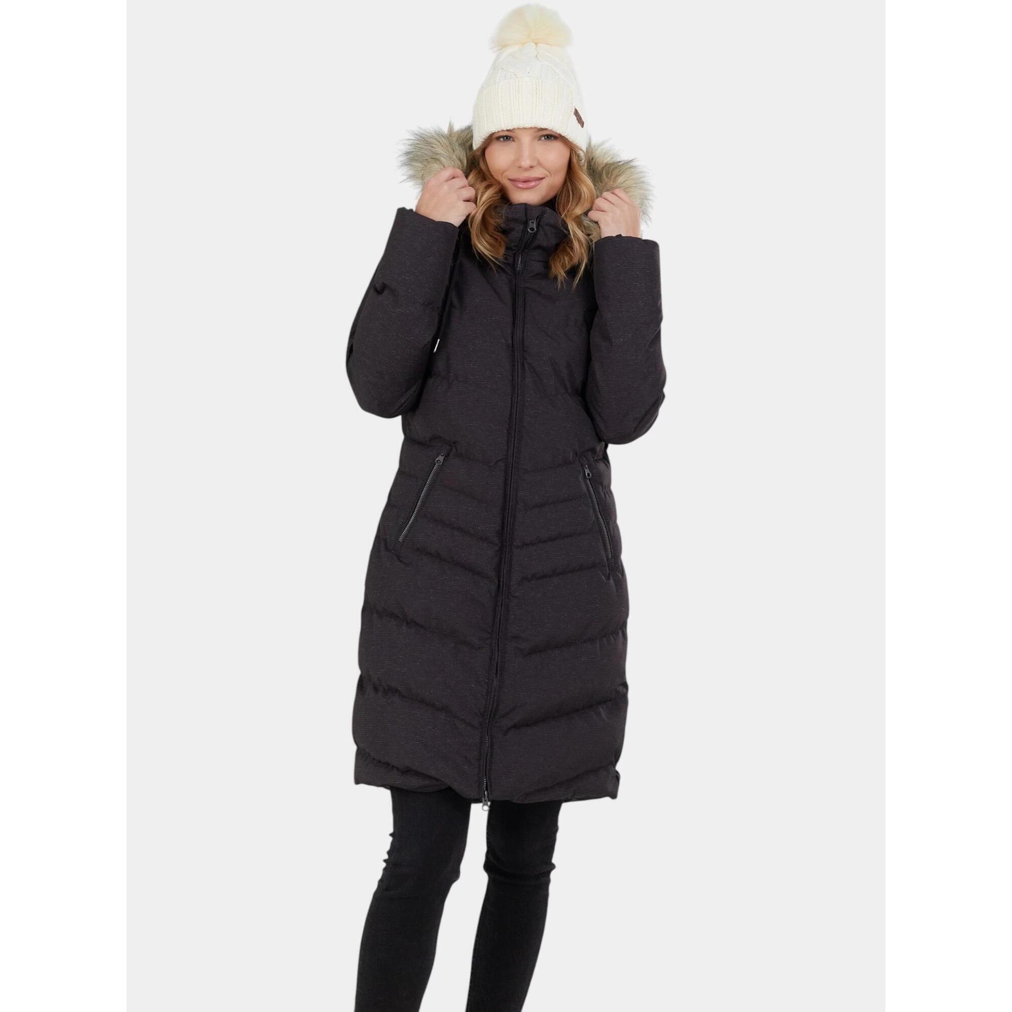 Fundango - Manteau D'Hiver Femme Puppis - Doudoune Synthétique - Gris - 38 S - Decathlon