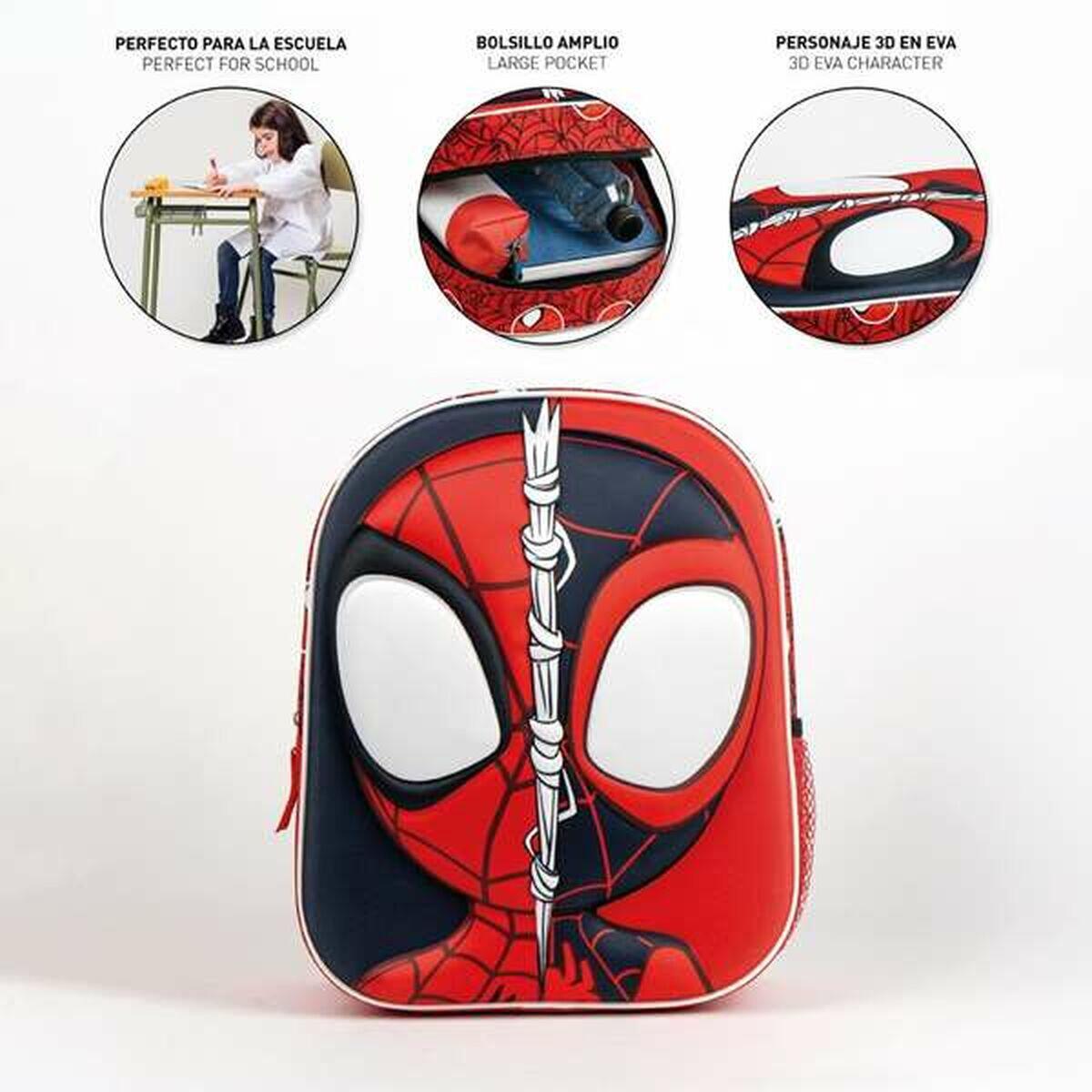 Zaino Scuola SPIDERMAN Rosso 4/5