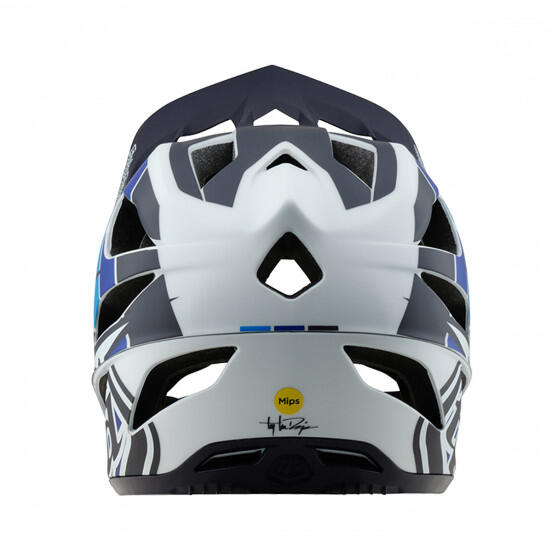 Fullface-Helm Troy Lee Designs Stage Mips Blau/Weiß 2/7