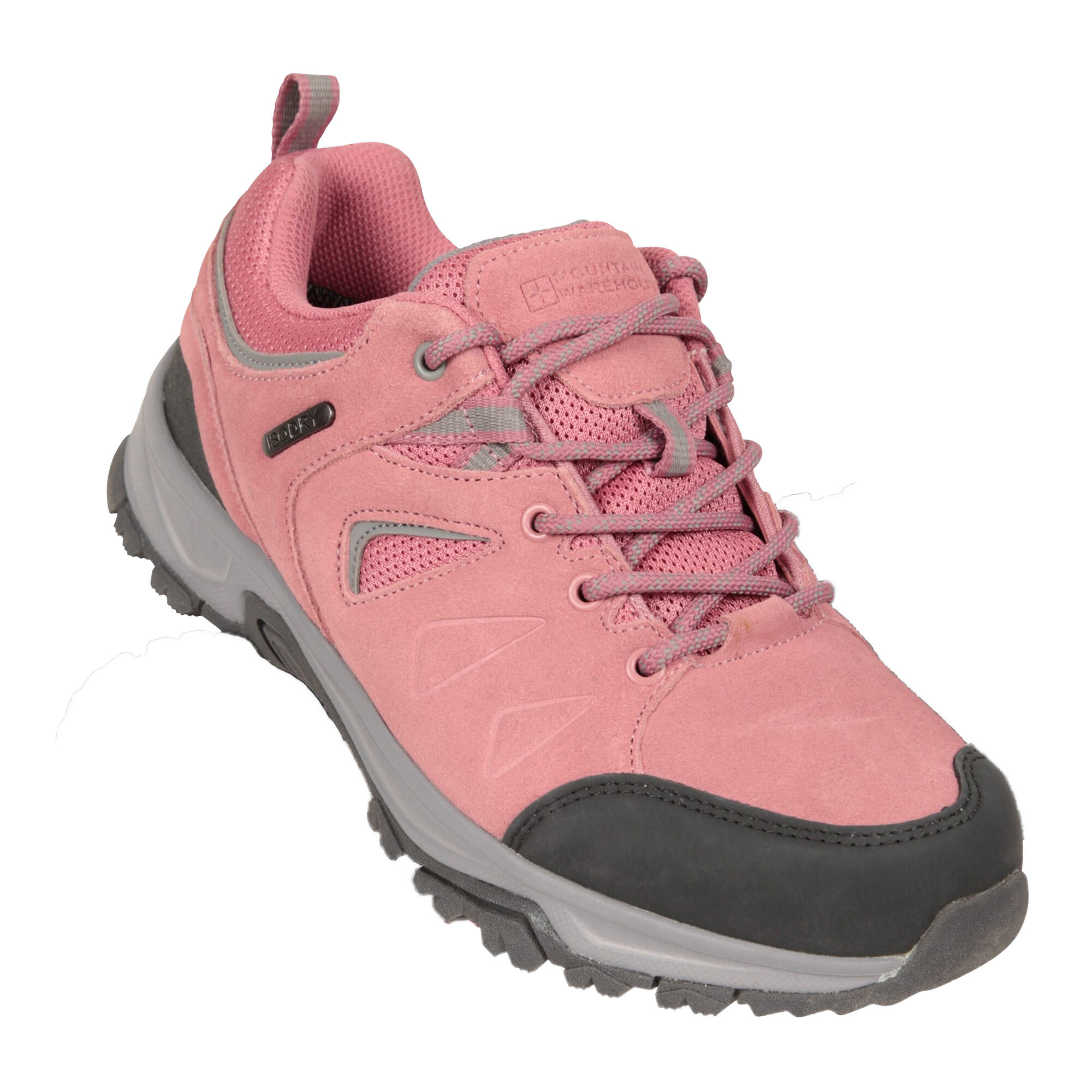 MOUNTAIN WAREHOUSE Womens/Ladies Thunder Suede Walking Shoes (Pink)