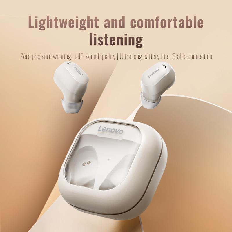 Cuffie auricolari wireless Bluetooth Lenovo EA200 (bianche) 2/7