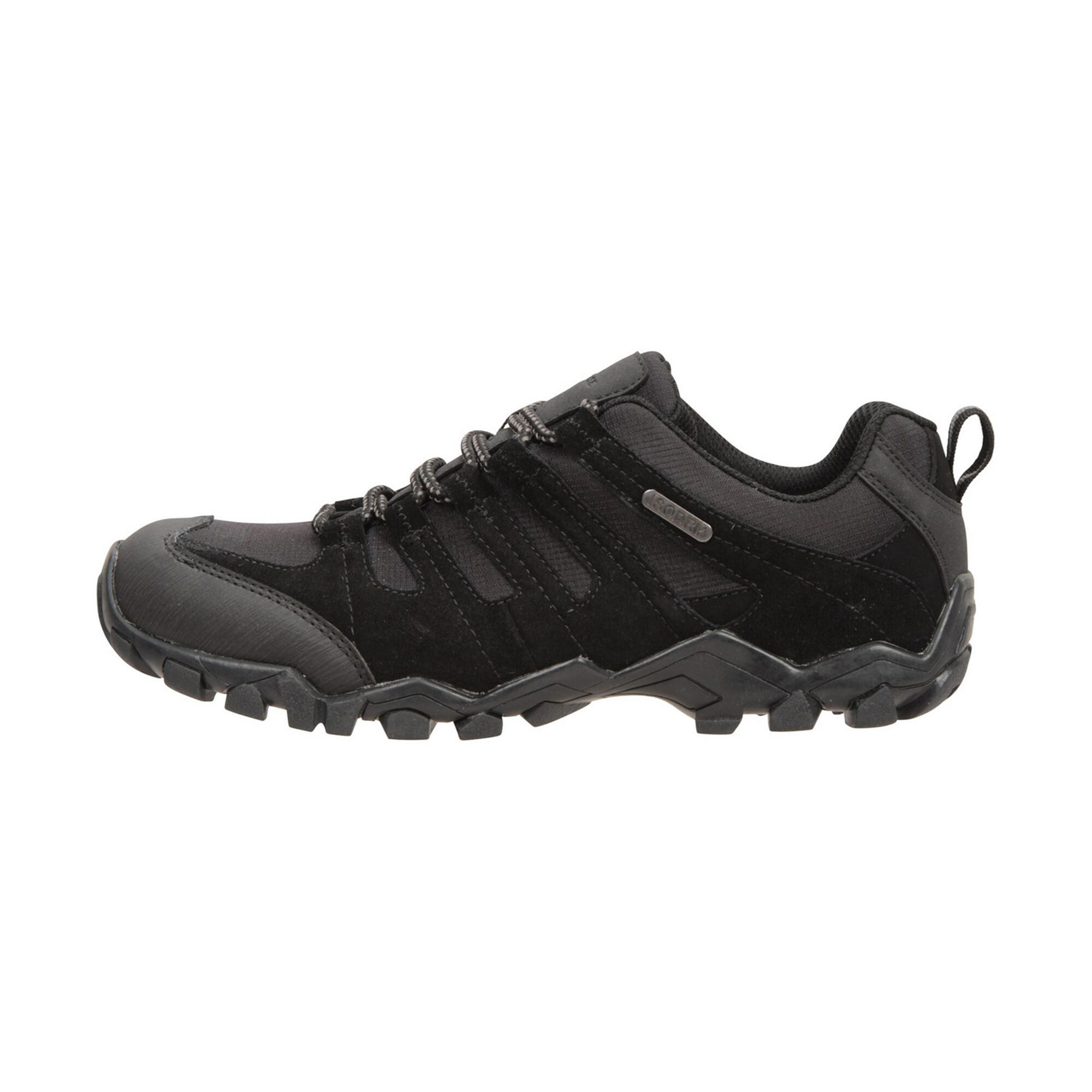 Wanderschuhe "Belfour", Wildleder Damen Schwarz 3/4