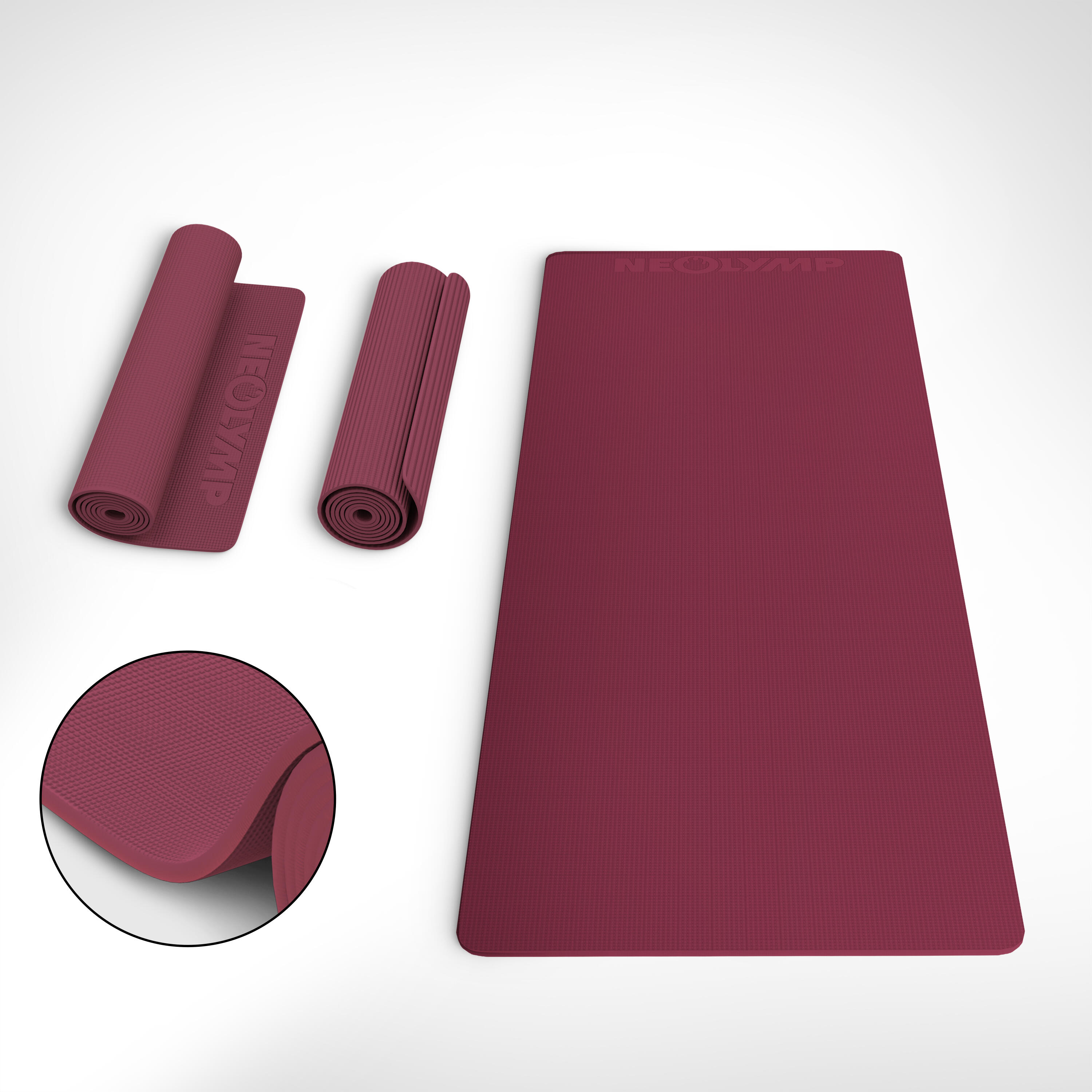Rutschfeste Yoga- & Fitnessmatte 183x61cm – Gelenkschonend für Pilates & Workout 2/7