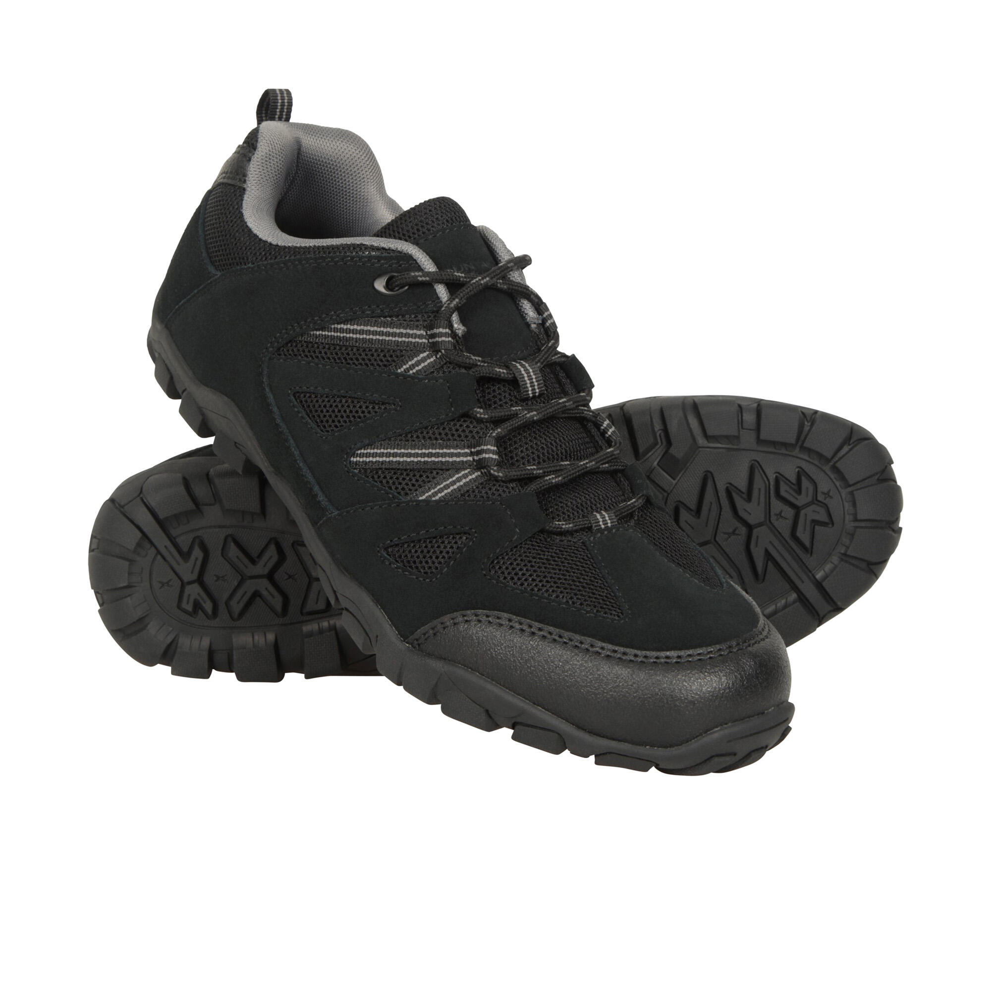 MOUNTAIN WAREHOUSE Scarpe Da Passeggio Pelle Scamosciata Uomo Mountain Warehouse Outdoor III Nero