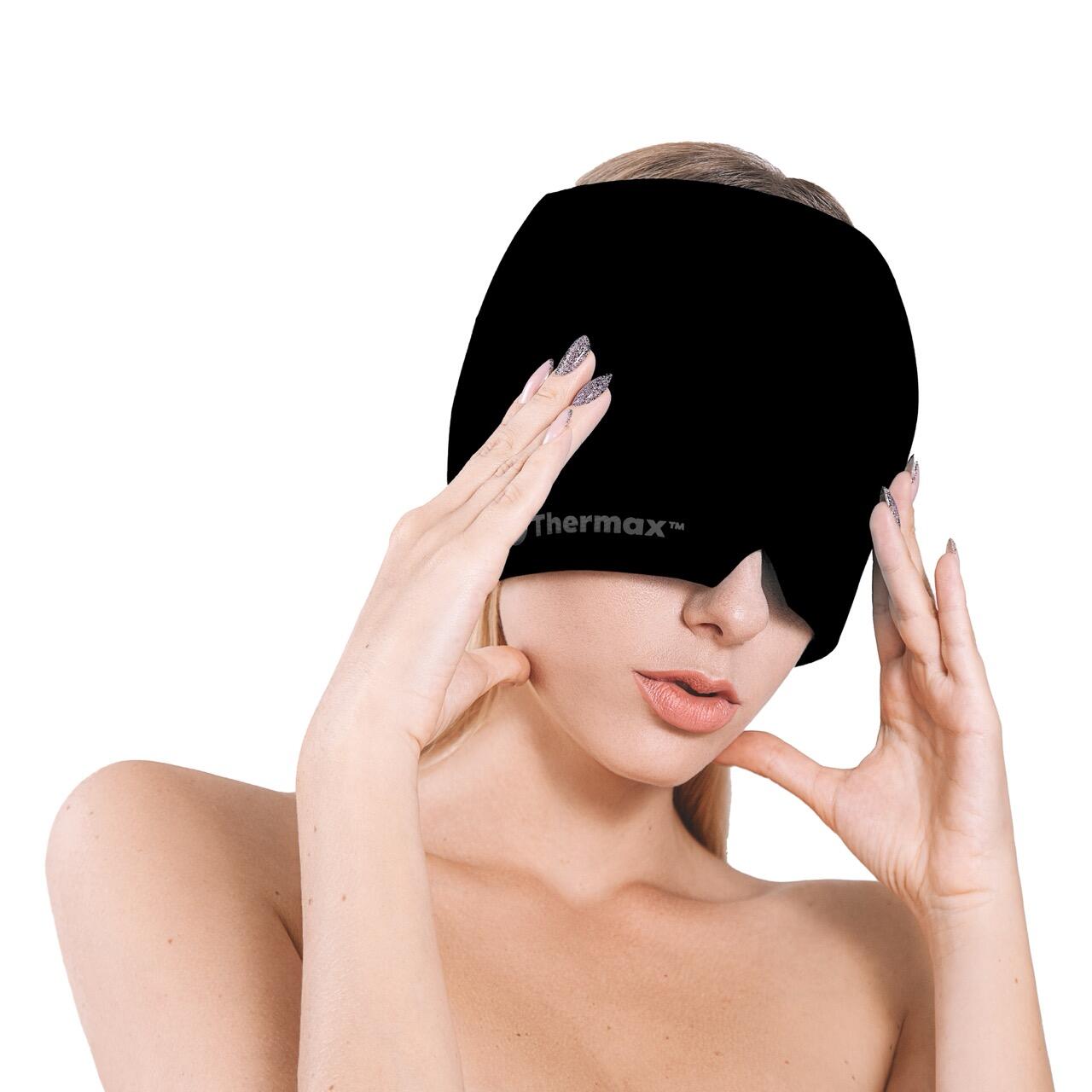 Ice Thermax - Bonnet Migraine – Thérapie Froid/chaud Pour Soulagement Naturel - Poche Chaud / Froid - Noir - Taille Unique - Decathlon